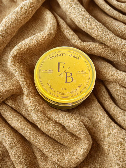 Serenity Green – Herbal Green Tea for Calm & Clarity