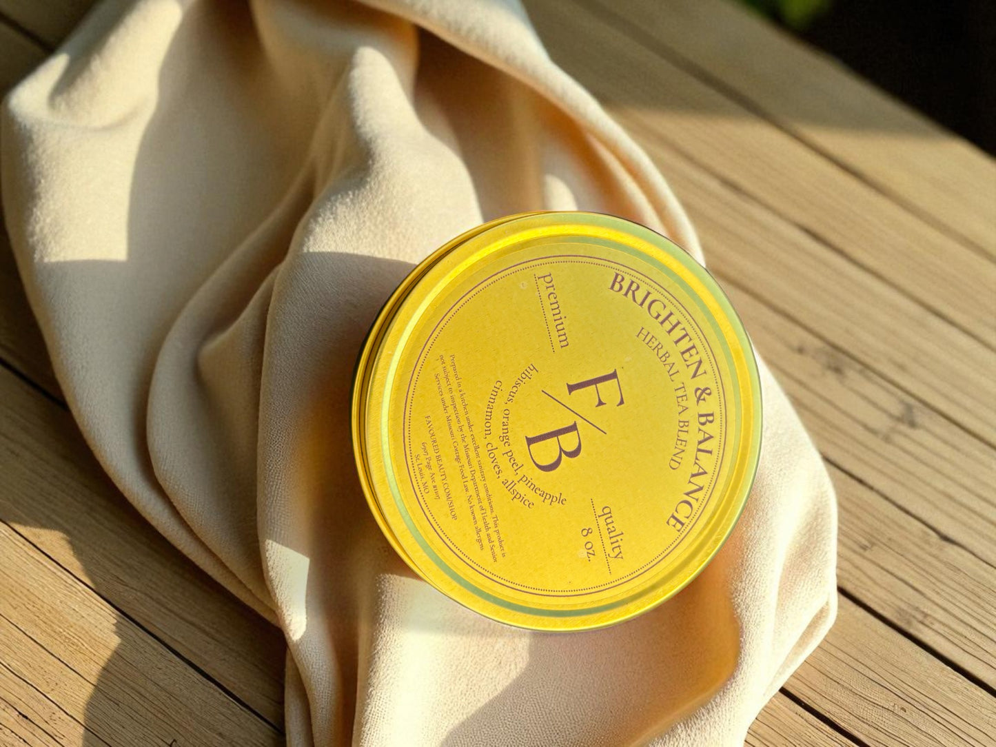 Brighten & Balance – Uplifting Fruit-Spice Herbal Tea