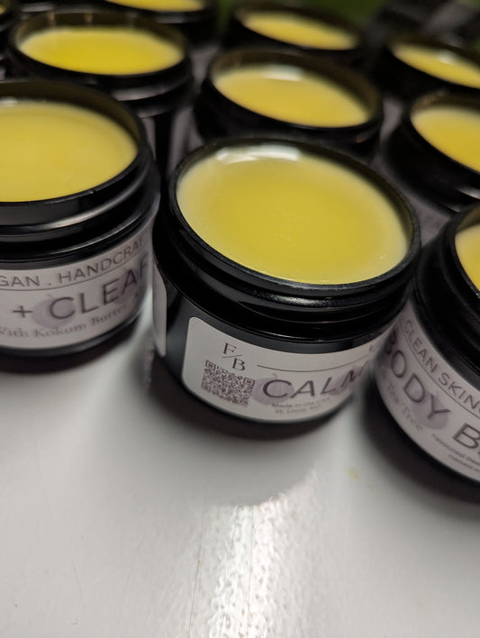 Calm & Clear Body Balm (Mini) – Clarifying, Fast-Absorbing Solid Moisturizer